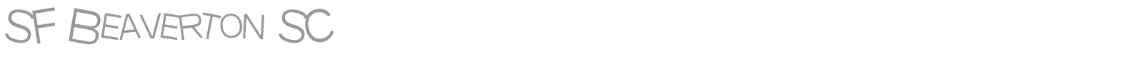 SF Beaverton font preview